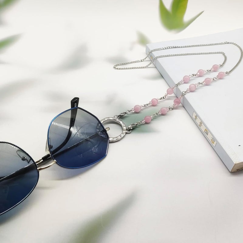 Hongeely Glasses Holder Chain Loop Eyeglasses Necklace Ring for Women Reading Glasses Sunglasses Necklace for Men - Image 2